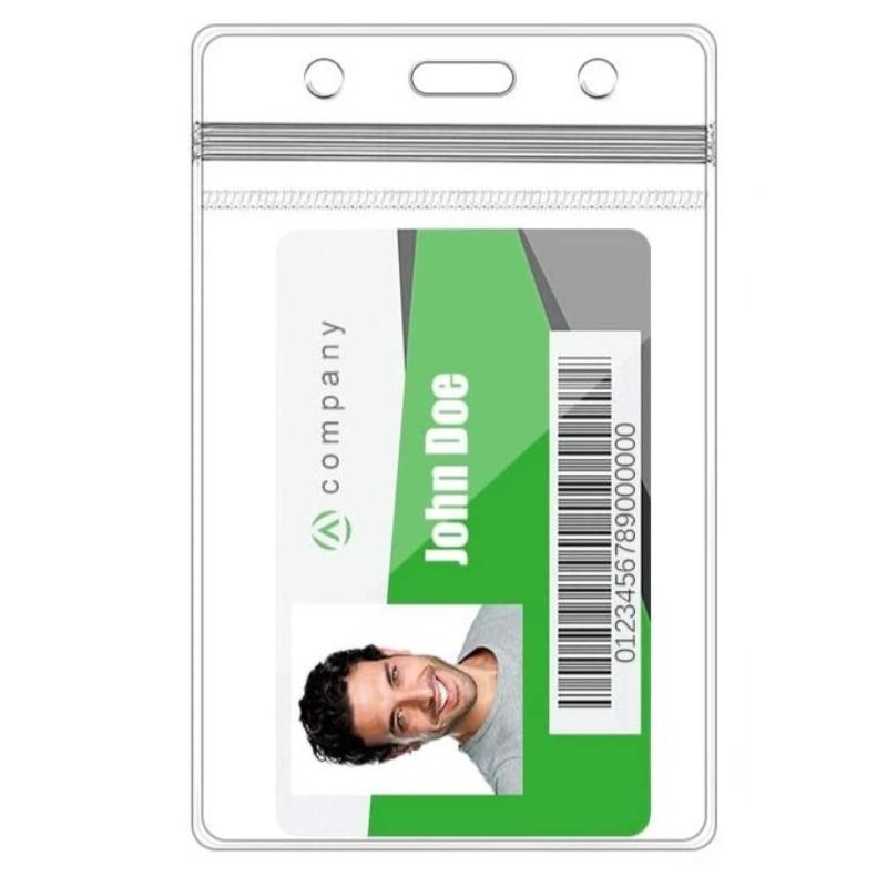 Retractable hoo(key) keychain holder with waterproof badge ID card holder and carabiner clip