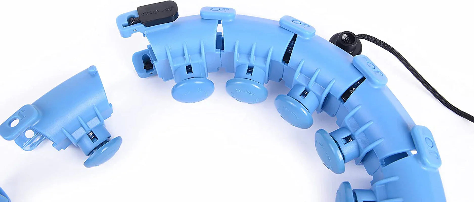 Koknwoa Weighted Hula Hoop adjustable fit for weight loss and core toning with silent rotation and massage rollers