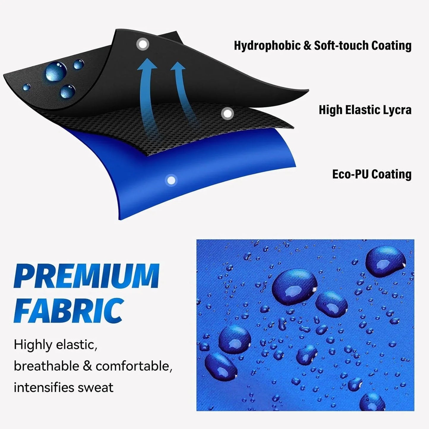 Woman wearing a sauna suit for women boosting sweat during workout