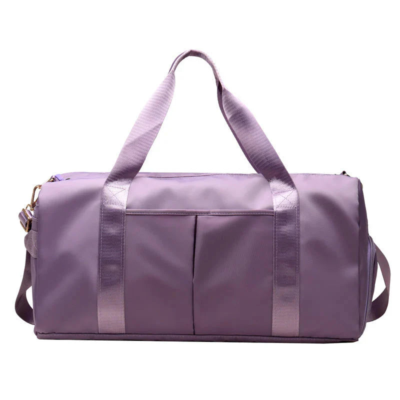 Waterproof fitness sports travel duffel bag with spacious storage and durable design for gym and weekend trips