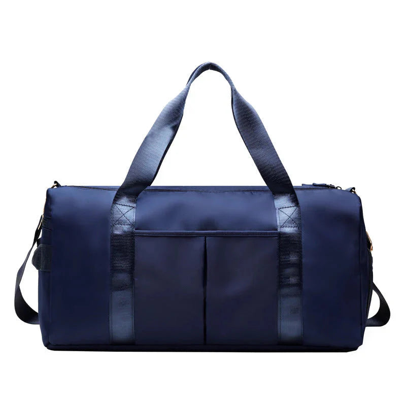 Waterproof fitness sports travel duffel bag with spacious storage and durable design for men and women