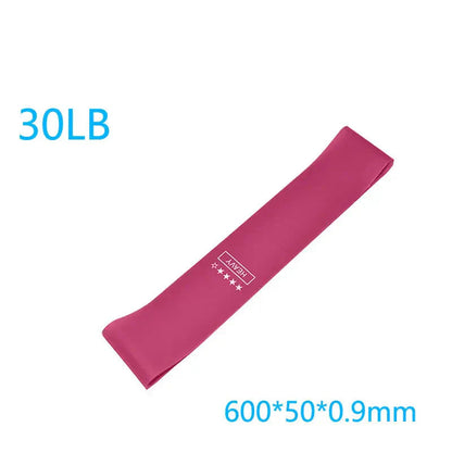 Kinley Resistance Bands full body workout set with five colorful elastic bands for home fitness and strength training