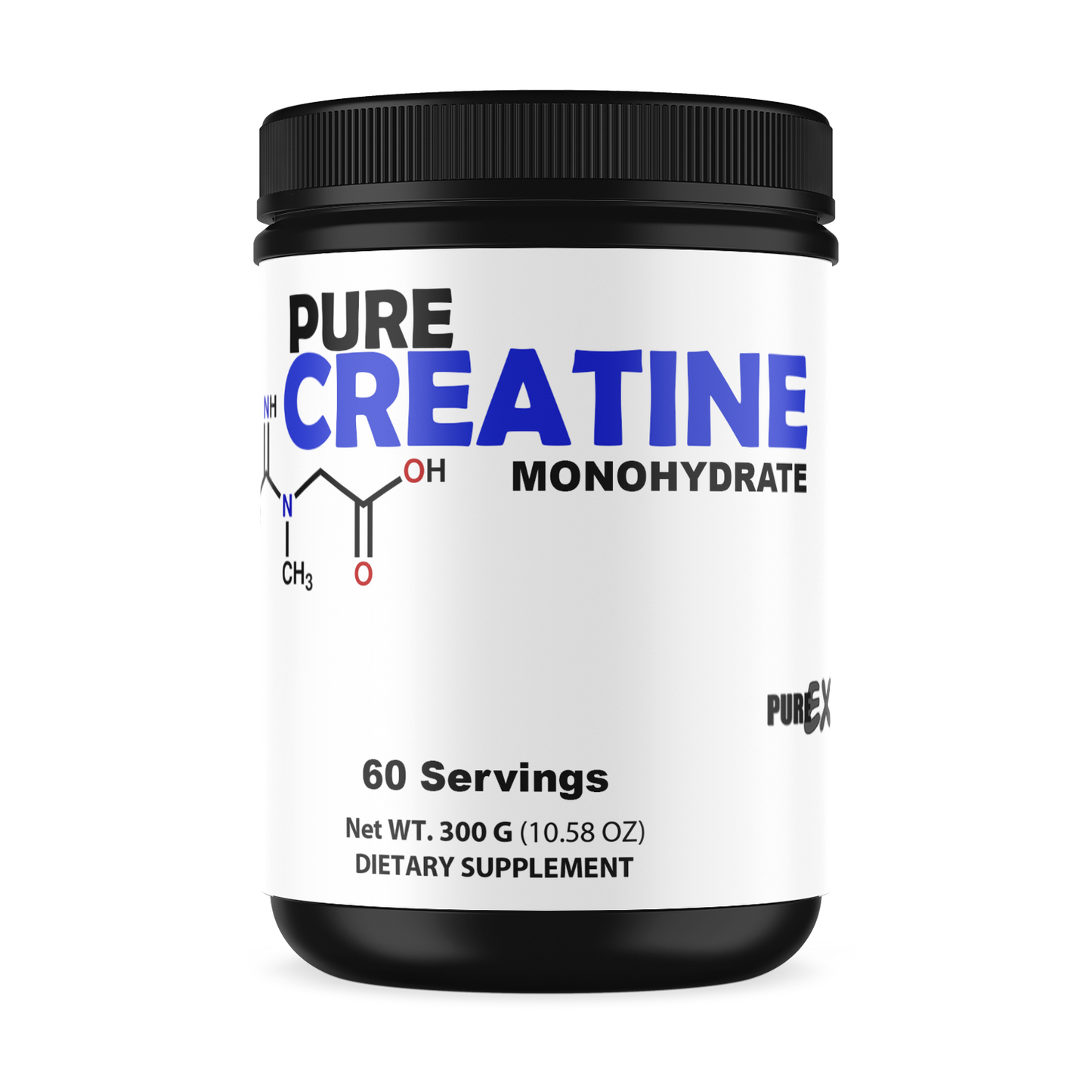 Pure Creatine micronized creatine monohydrate supplement for strength and recovery