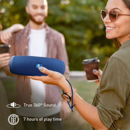 Pursonic Peak Wireless Speaker and Waterproof Wireless Speaker bundle with 360-degree Hi-Res sound and hands-free calling
