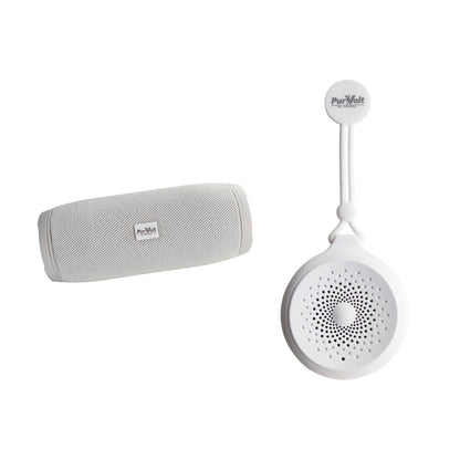 Pursonic Peak Wireless Speaker and Waterproof Wireless Speaker bundle with 360-degree Hi-Res sound and hands-free calling