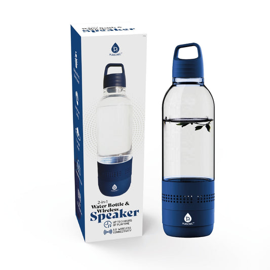 Pursonic 2-in-1 Water Bottle with built-in wireless speaker for hydration and music on the go