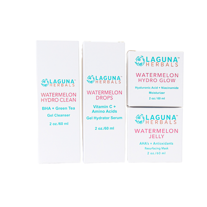 Watermelon Bliss Radiance Ritual skincare products with natural watermelon extracts for glowing skin