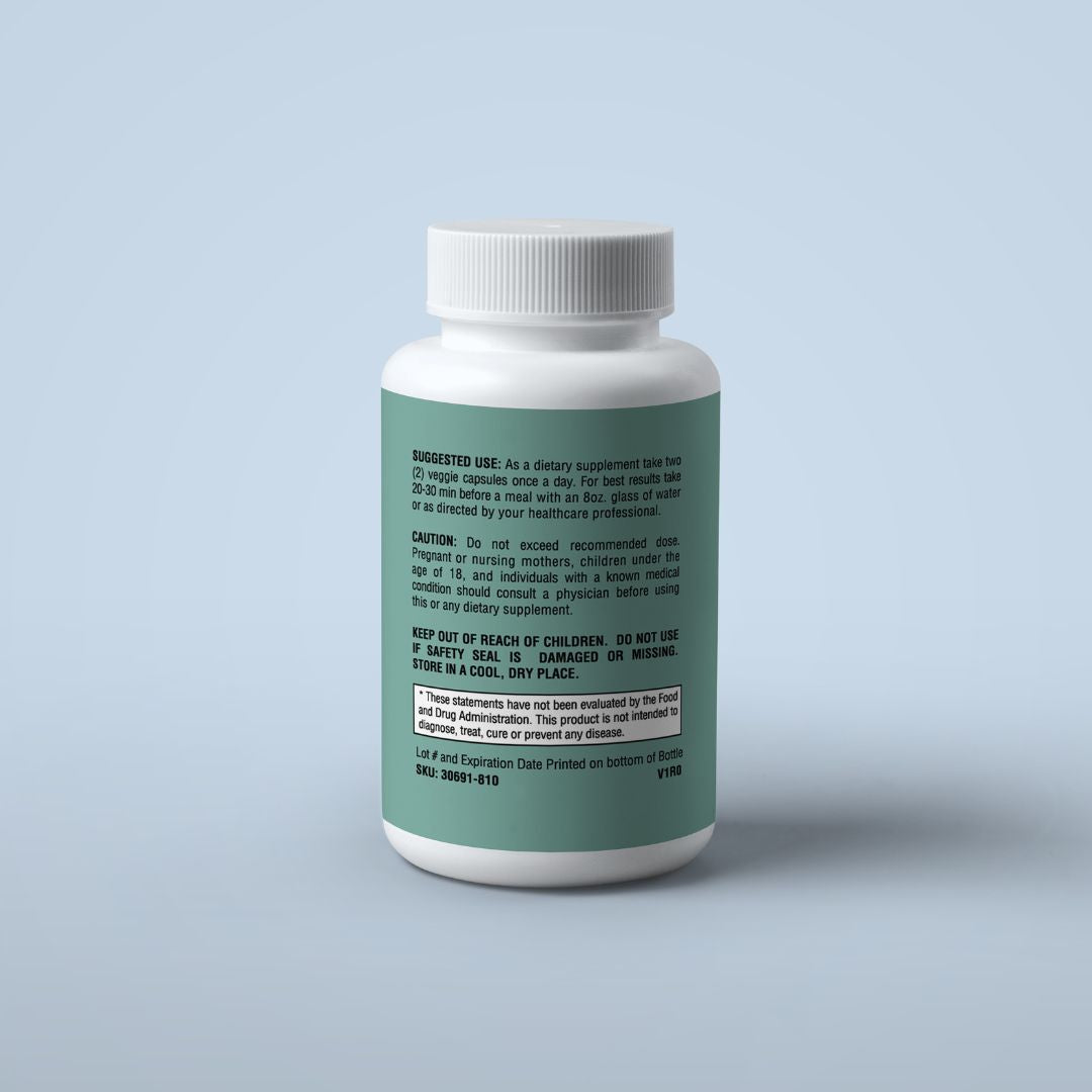 Liver Support supplement with Milk Thistle and natural herbs for liver detoxification and health