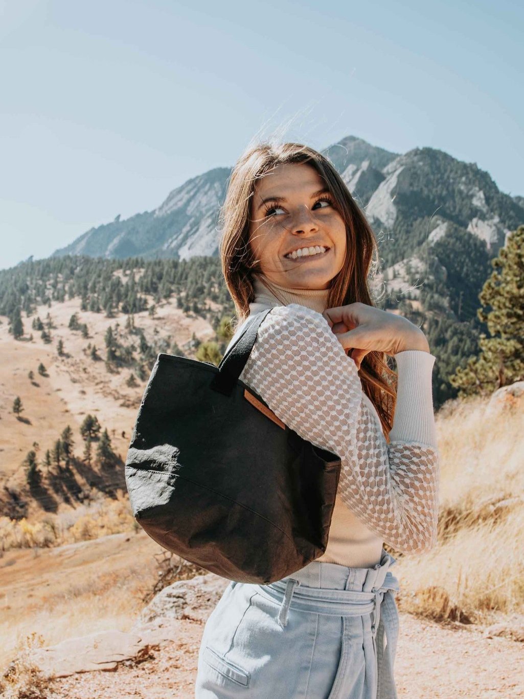 Mini Shopper Lunch Cooler stylish insulated lunch bag doubling as a purse