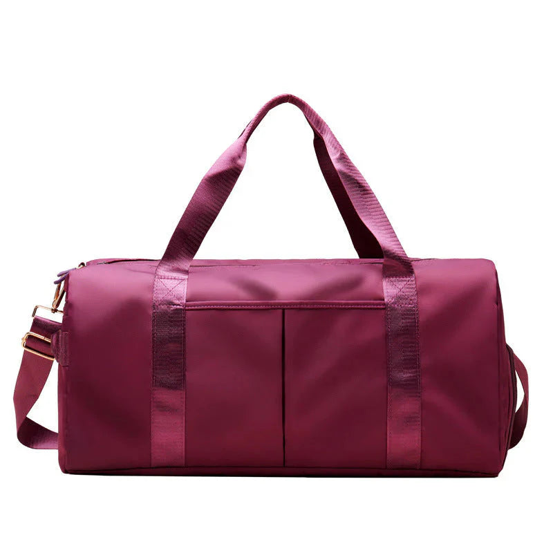 Waterproof fitness sports travel duffel bag with spacious storage and durable, waterproof Oxford cloth for gym and weekend trips