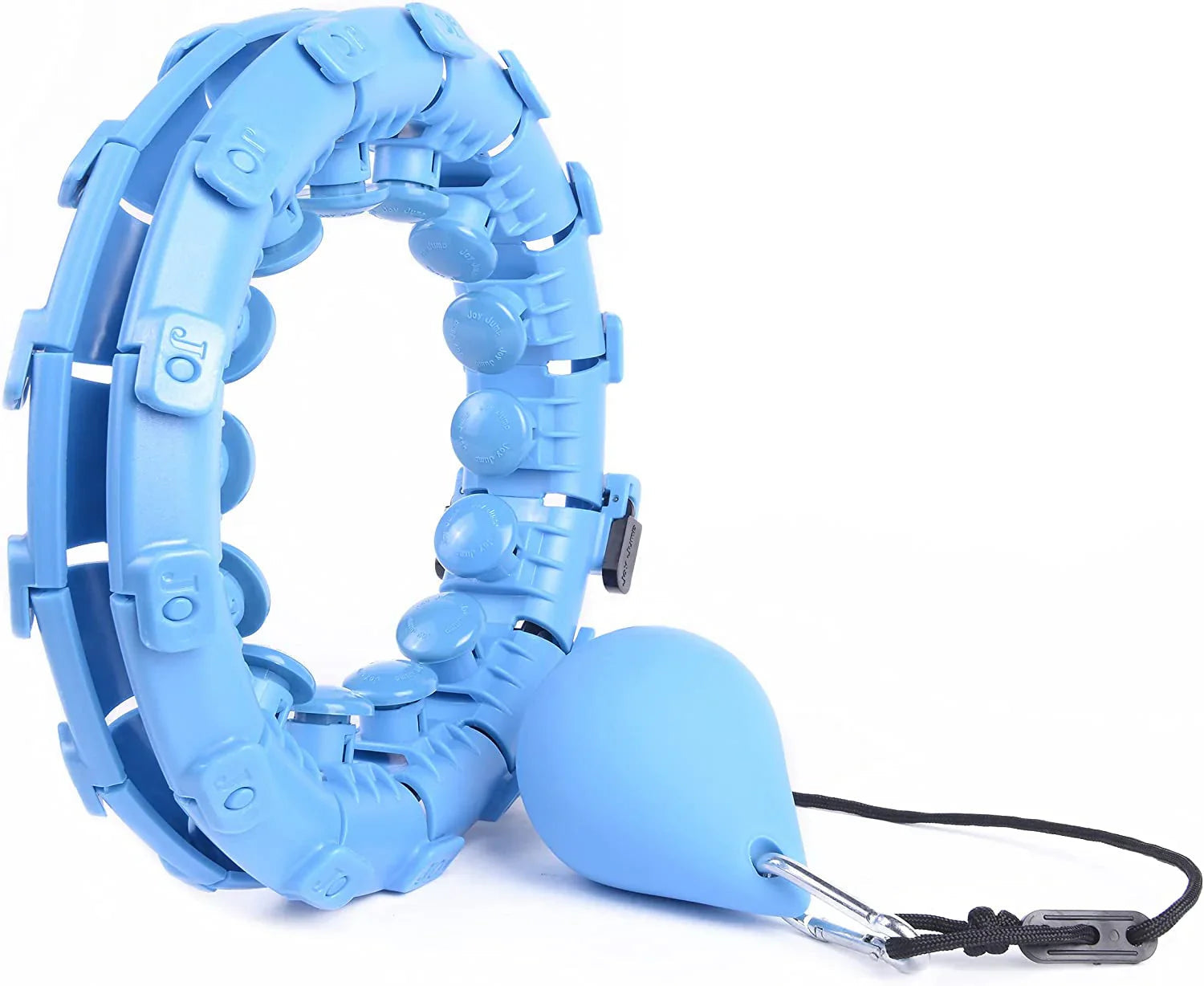 Koknwoa weighted hula hoop with adjustable fit for effective calorie burning and waist toning