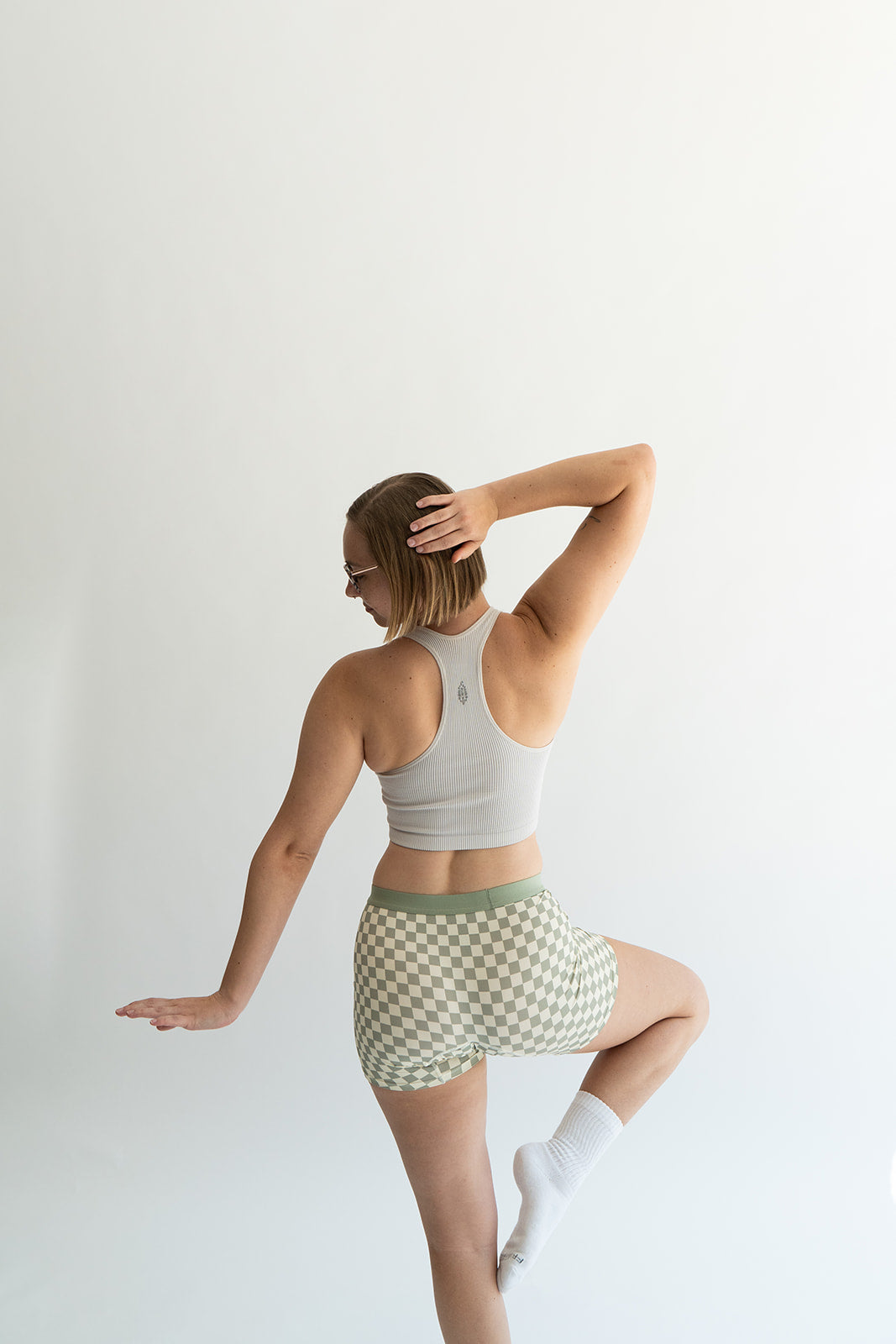 The Intro Bundle period underwear boxer briefs in soft recycled nylon for light to regular flow days